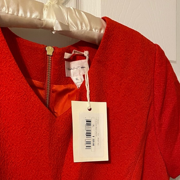 ✨ NWT Womens Red Fit and Flare Dress - size XL - Picture 5 of 9